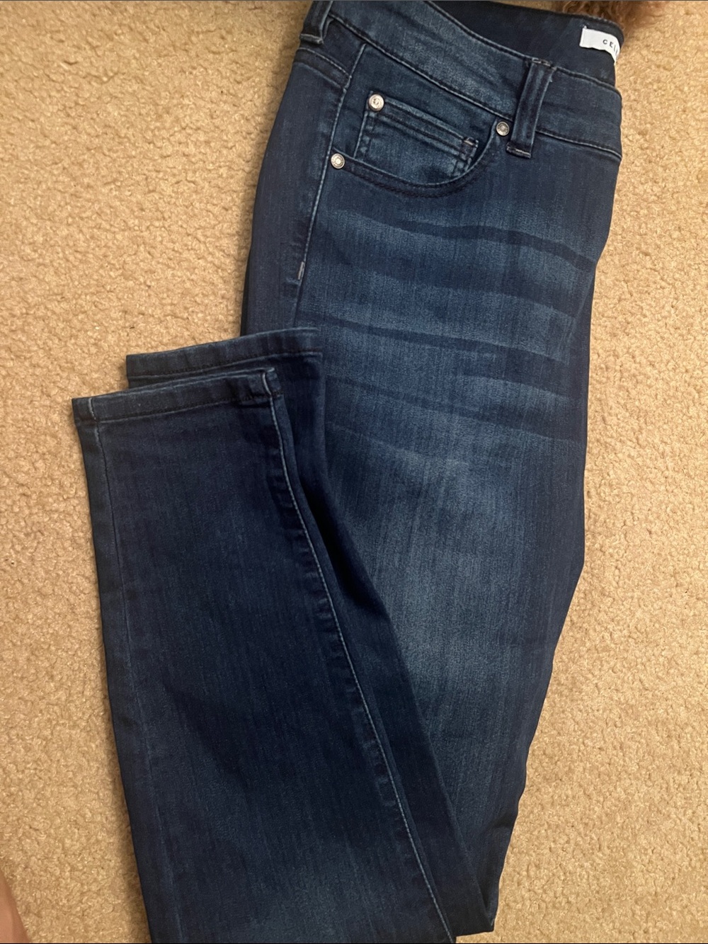 Celebrity Pink Slim Straight Jeans in Dark Blue